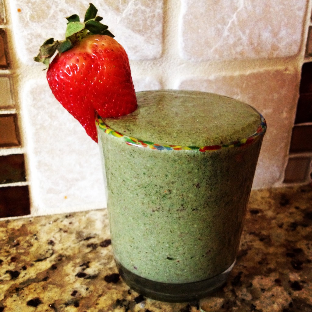 rejuvenate smoothie strawberry plus berries herbs drink