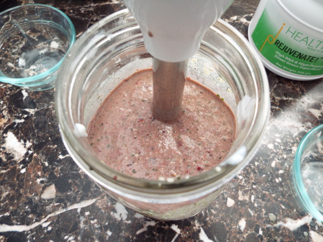 rejuvenate amaranth power smoothie drink