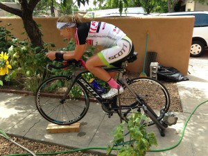 irena ossola stationary bicycle training