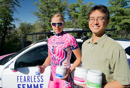 Irena Ossola and Fred Liers juice cleanse