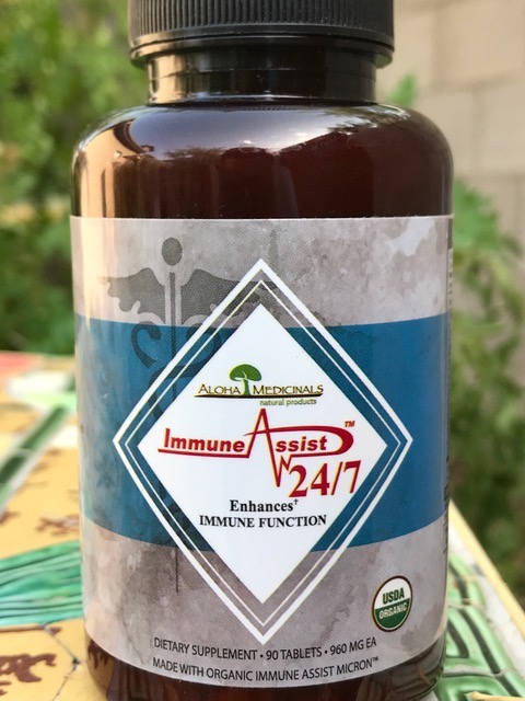 immune assist 24/7 organic medicinal mushroom extract tablets