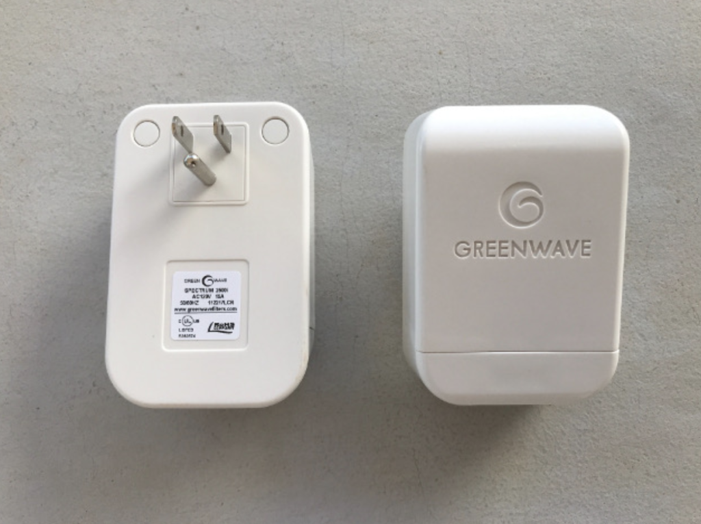 Greenwave dirty electricity filter reduces EMF exposure